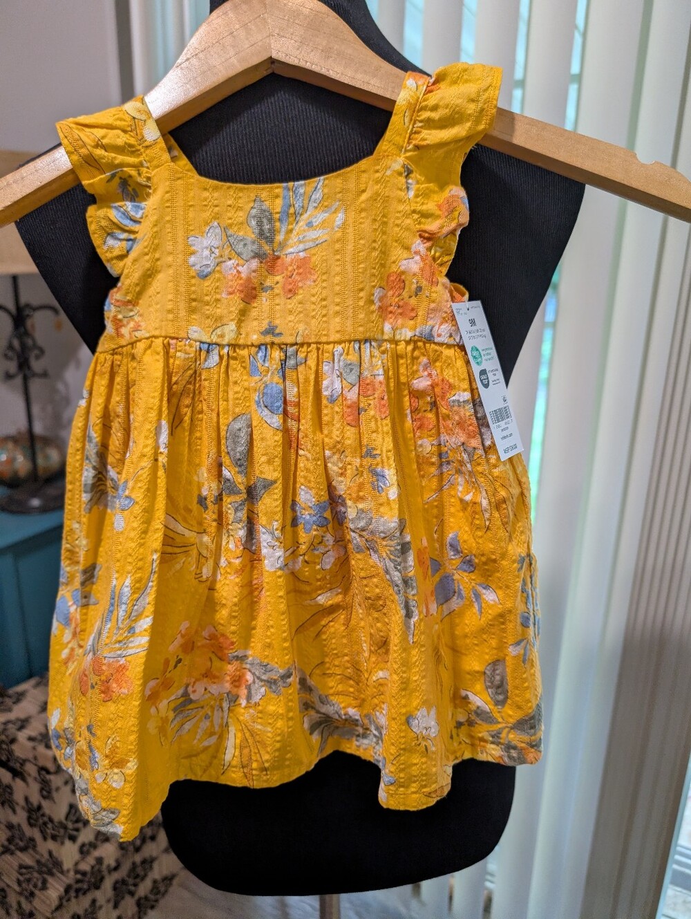 Oshkosh Baby B'gosh Yellow Floral Dress